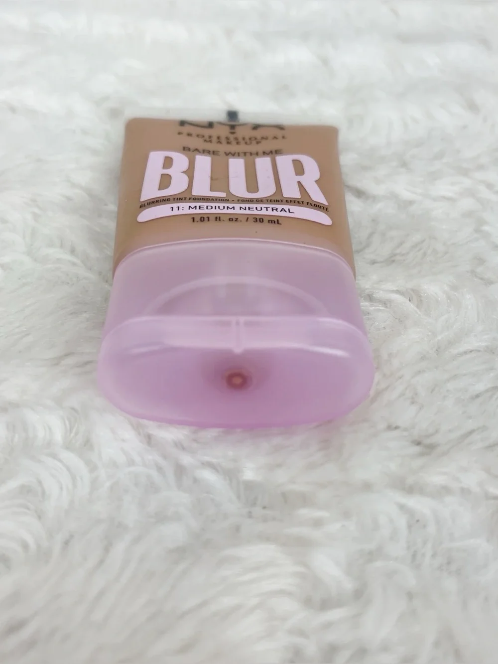 Nyx Bare With Me Blur Tint Foundation Medium Neutral 1 Oz Vegan Cruelty Free